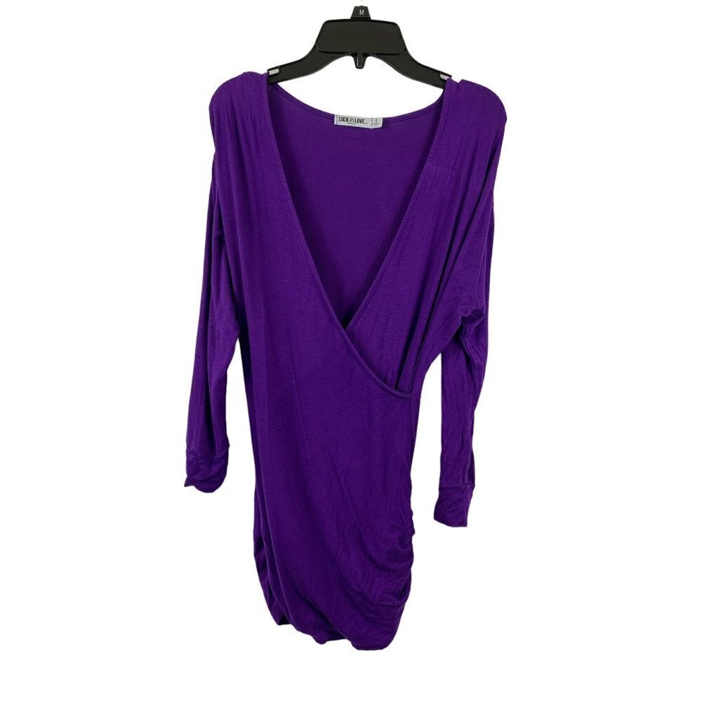 Lock & Love Women's Purple Plum Top